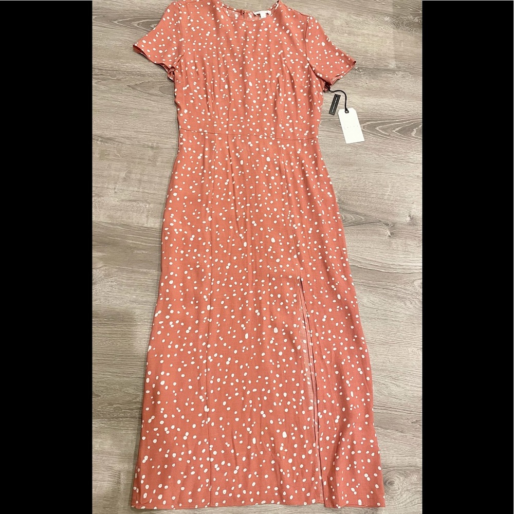 Leith Print Midi Dress